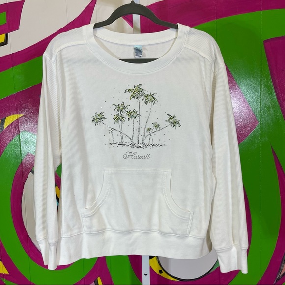 Toppy Easy Fit, Glitzy Hawaii Textured Shirt. Size Large. Excellent condition! - Picture 1 of 6
